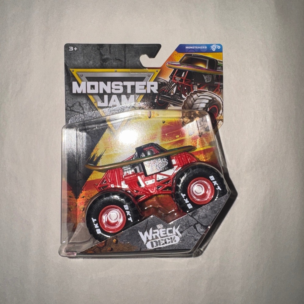 Monster Jam Wreck Deck 1:64 Scale Die-Cast Monster Truck Series 45 Spin Master